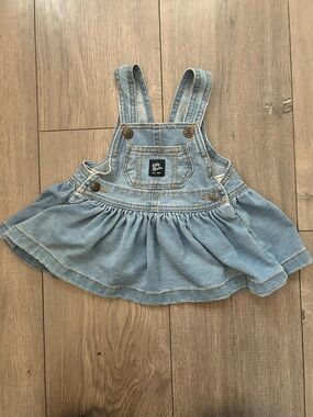 Baby B'gosh denim jumper dress- Size: 6 months